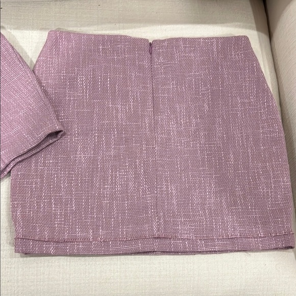 Bishop + young purple tweed top & skirt set - Picture 8 of 8